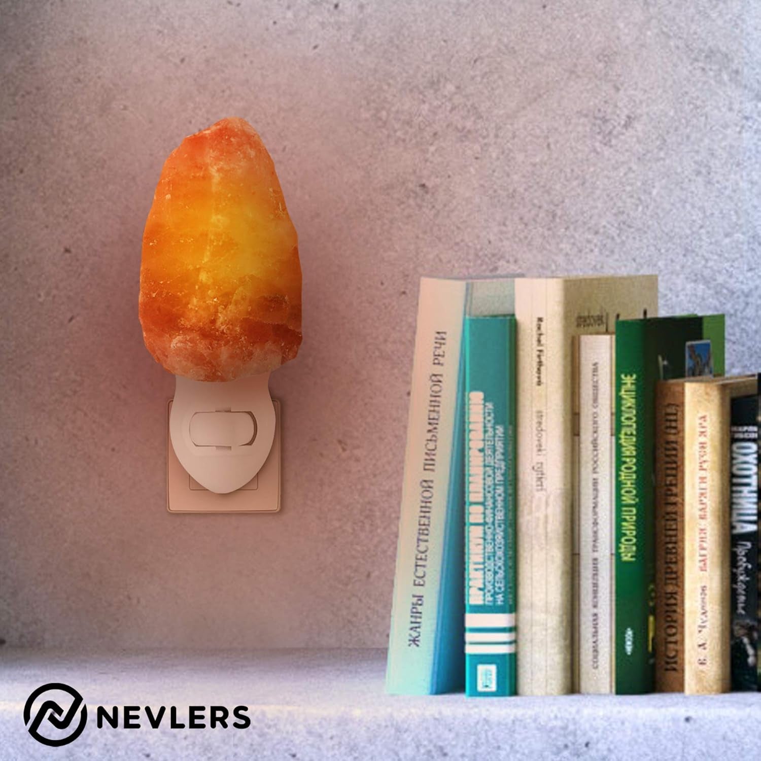 Illuminate Your Space with 2 Pack Handcrafted Himalayan Salt Night Lights - Includes 2 Bulbs & UL Certified 360° Wall Plug for a Cozy, Decorative Touch!