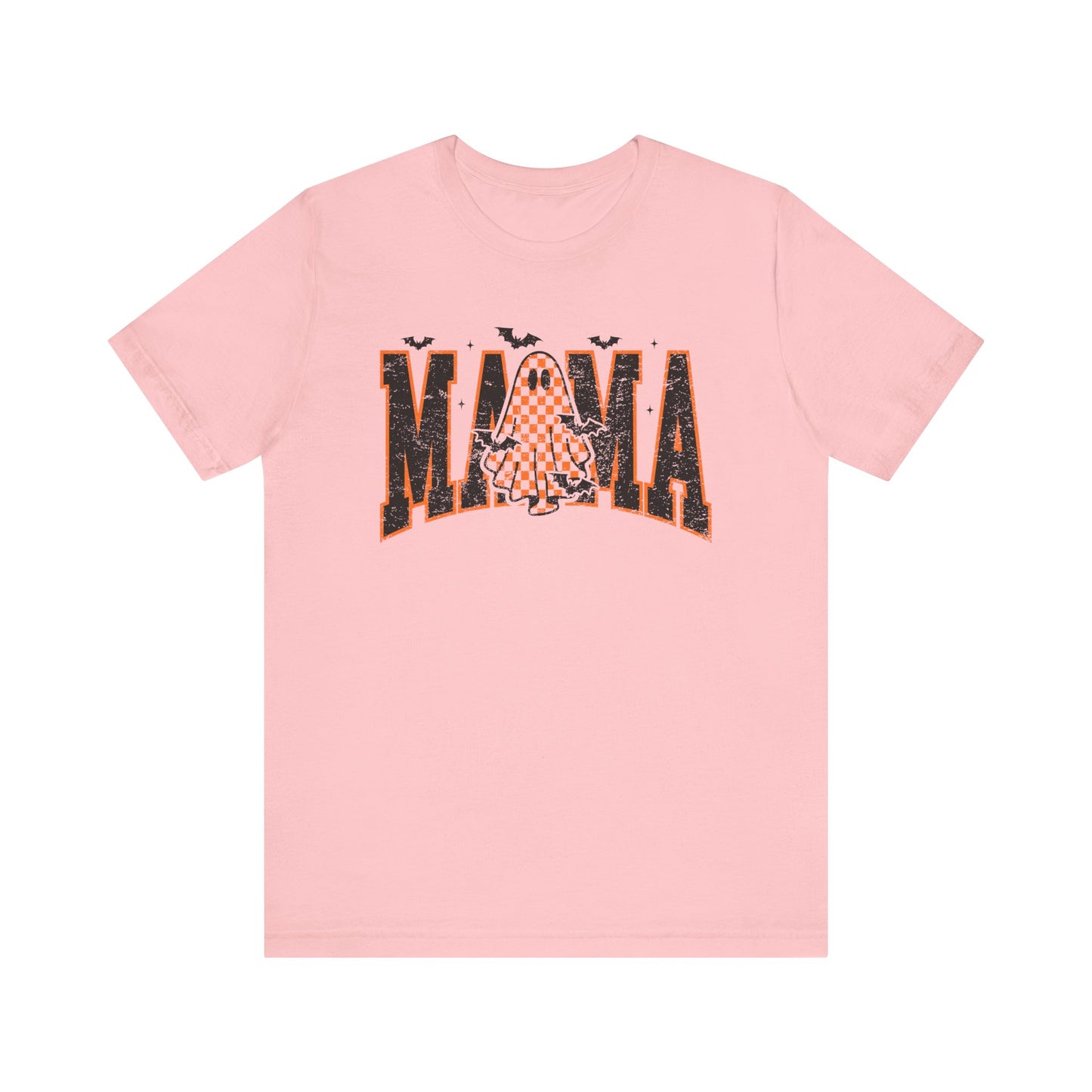 Halloween Ghost Mama T- Shirt – Funny Spooky Season Shirt, Mom Gift & Party Outfit