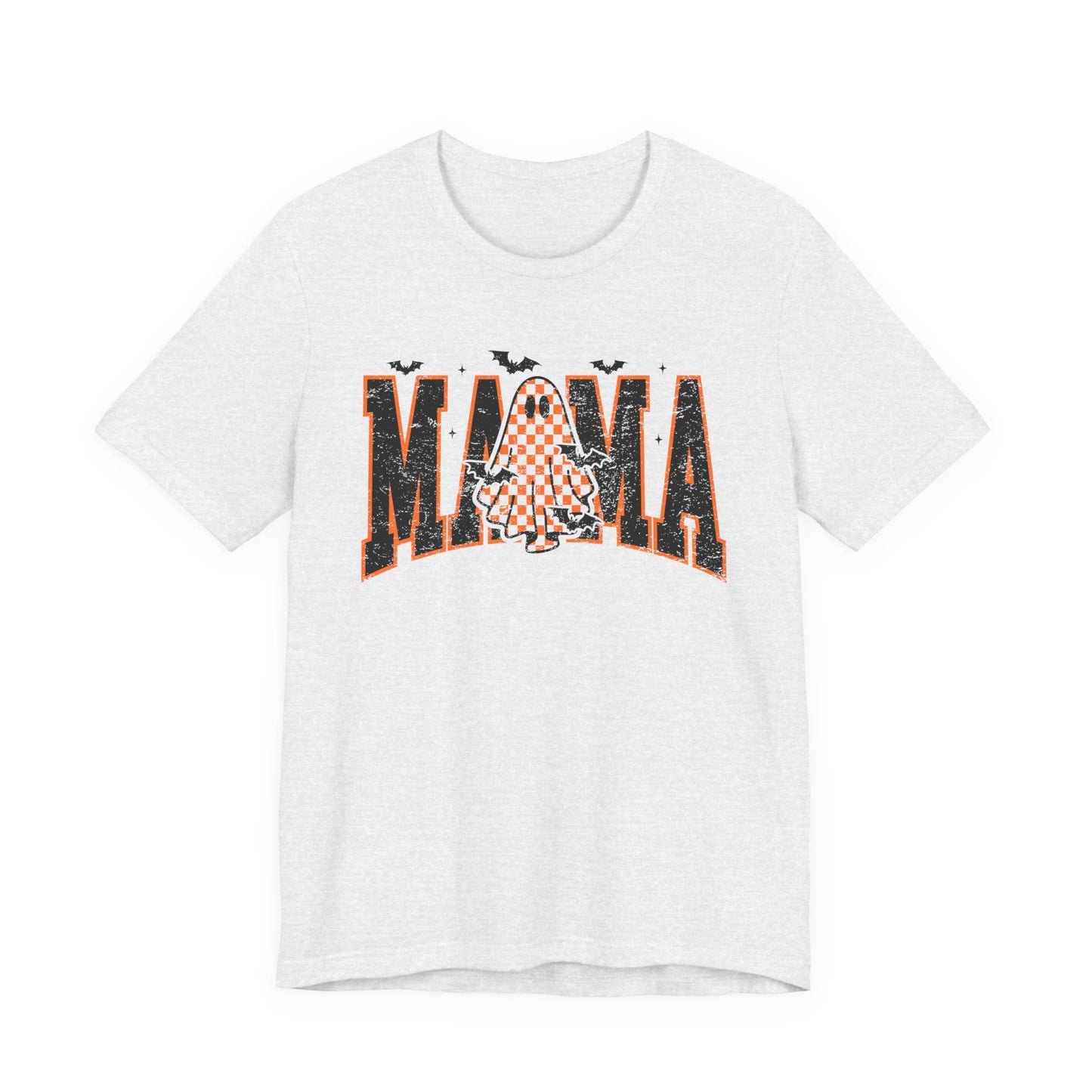 Halloween Ghost Mama T- Shirt – Funny Spooky Season Shirt, Mom Gift & Party Outfit
