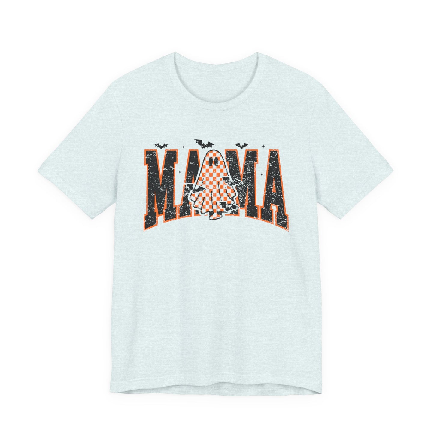 Halloween Ghost Mama T- Shirt – Funny Spooky Season Shirt, Mom Gift & Party Outfit