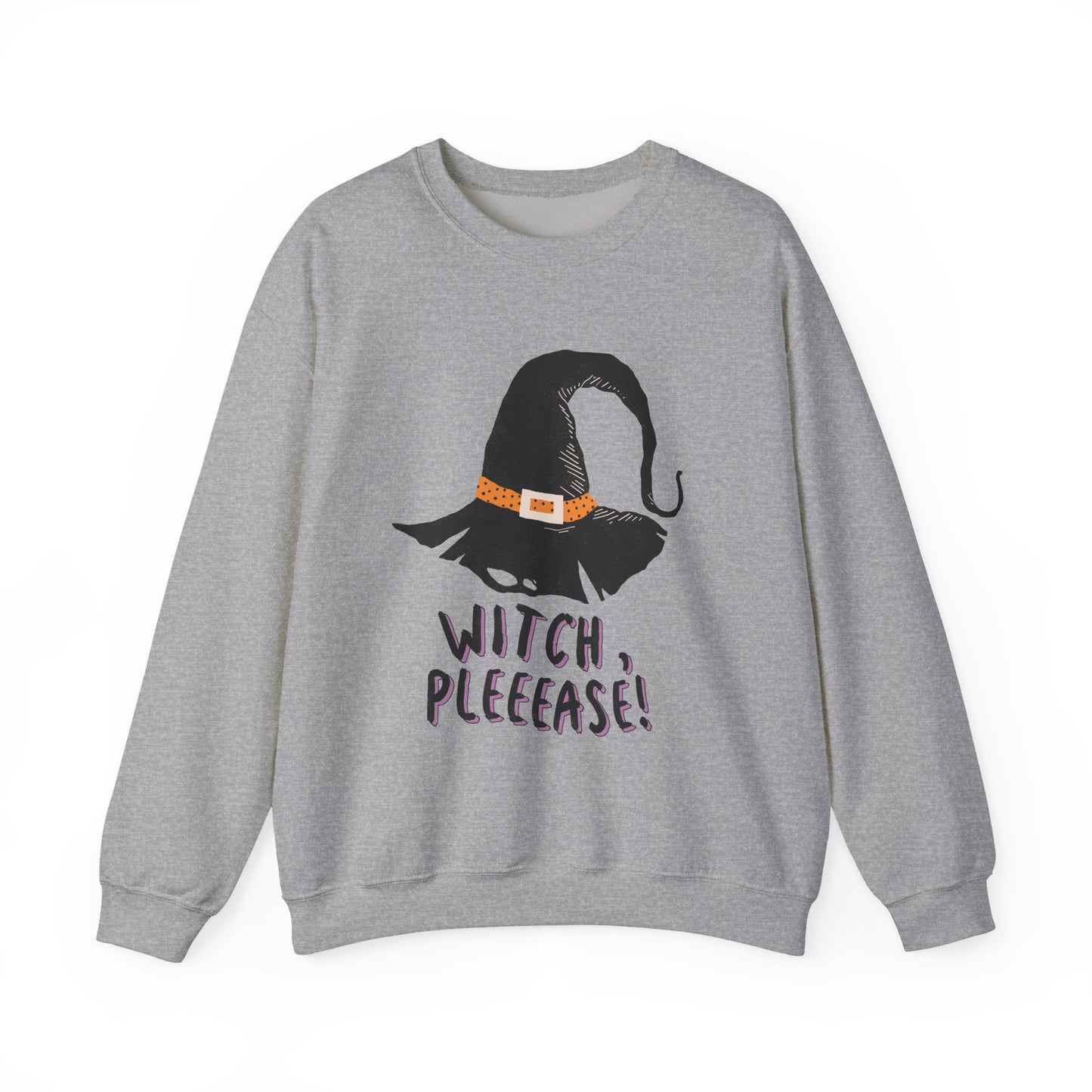 Witchy Crewneck Sweatshirt – Cozy Halloween Apparel, Fun Fall Outfit & Gift for Witches