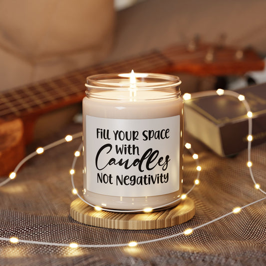 Soy Candle, Cozy Home Decor & Relaxation Gift