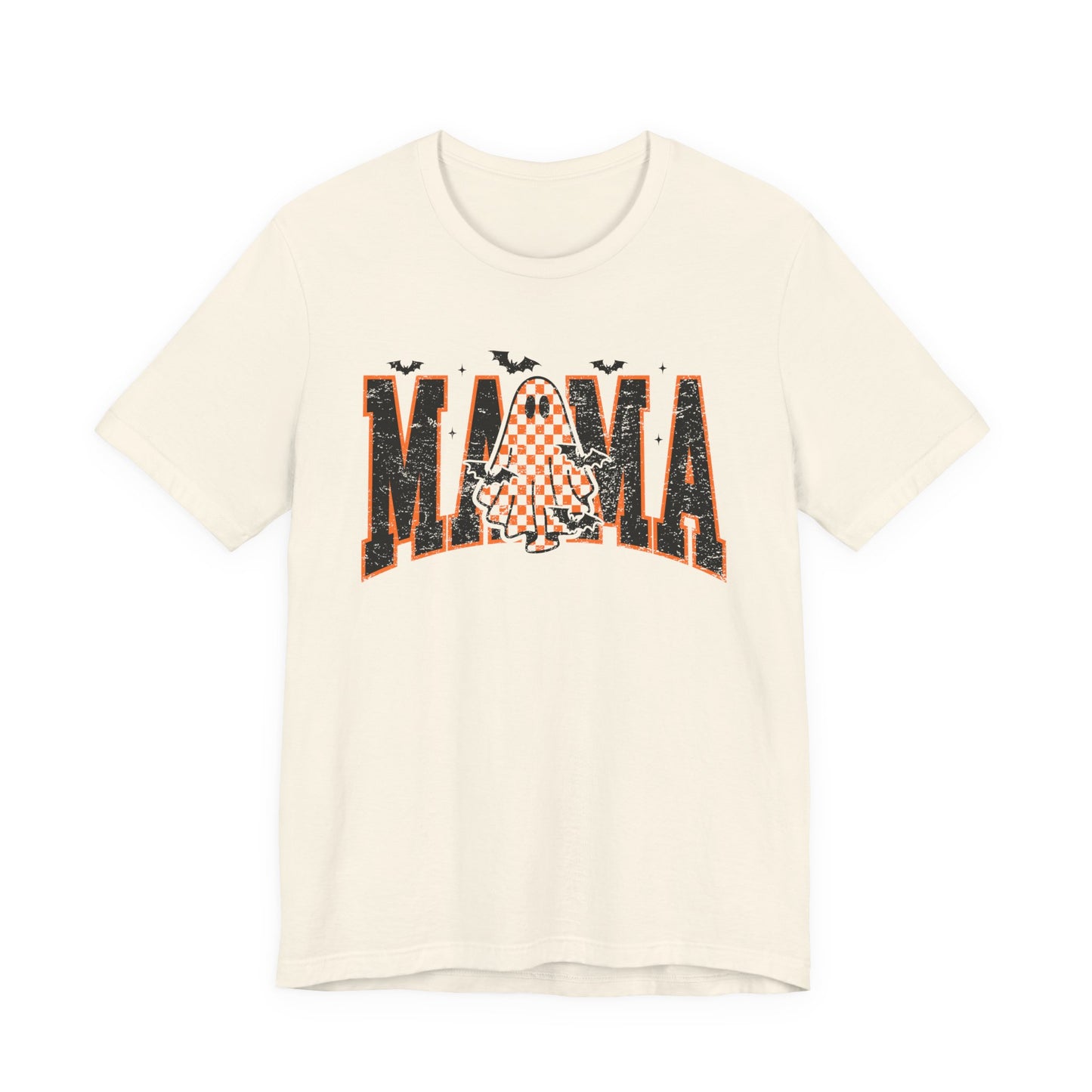 Halloween Ghost Mama T- Shirt – Funny Spooky Season Shirt, Mom Gift & Party Outfit