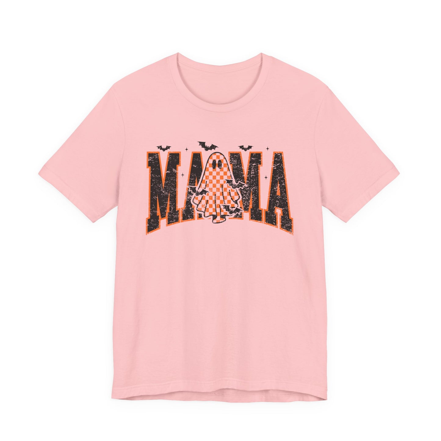 Halloween Ghost Mama T- Shirt – Funny Spooky Season Shirt, Mom Gift & Party Outfit