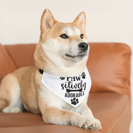 Paw-sitively Adorable Pet Bandana Collar – Cute Dog Accessories & Birthday Gift