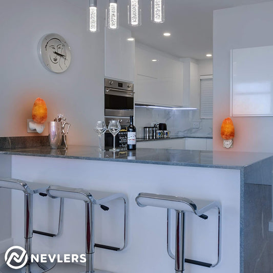 Illuminate Your Space with 2 Pack Handcrafted Himalayan Salt Night Lights - Includes 2 Bulbs & UL Certified 360° Wall Plug for a Cozy, Decorative Touch!