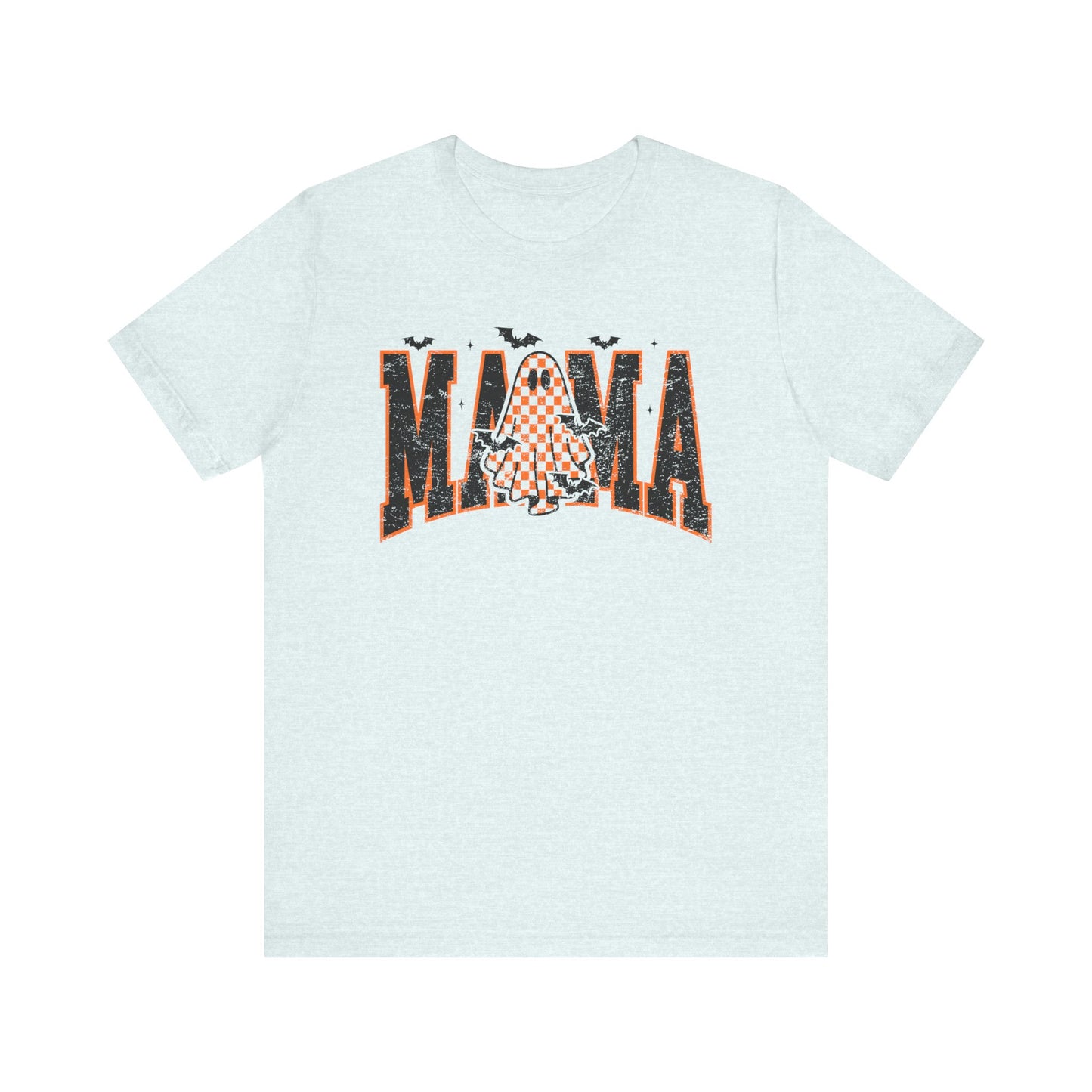 Halloween Ghost Mama T- Shirt – Funny Spooky Season Shirt, Mom Gift & Party Outfit