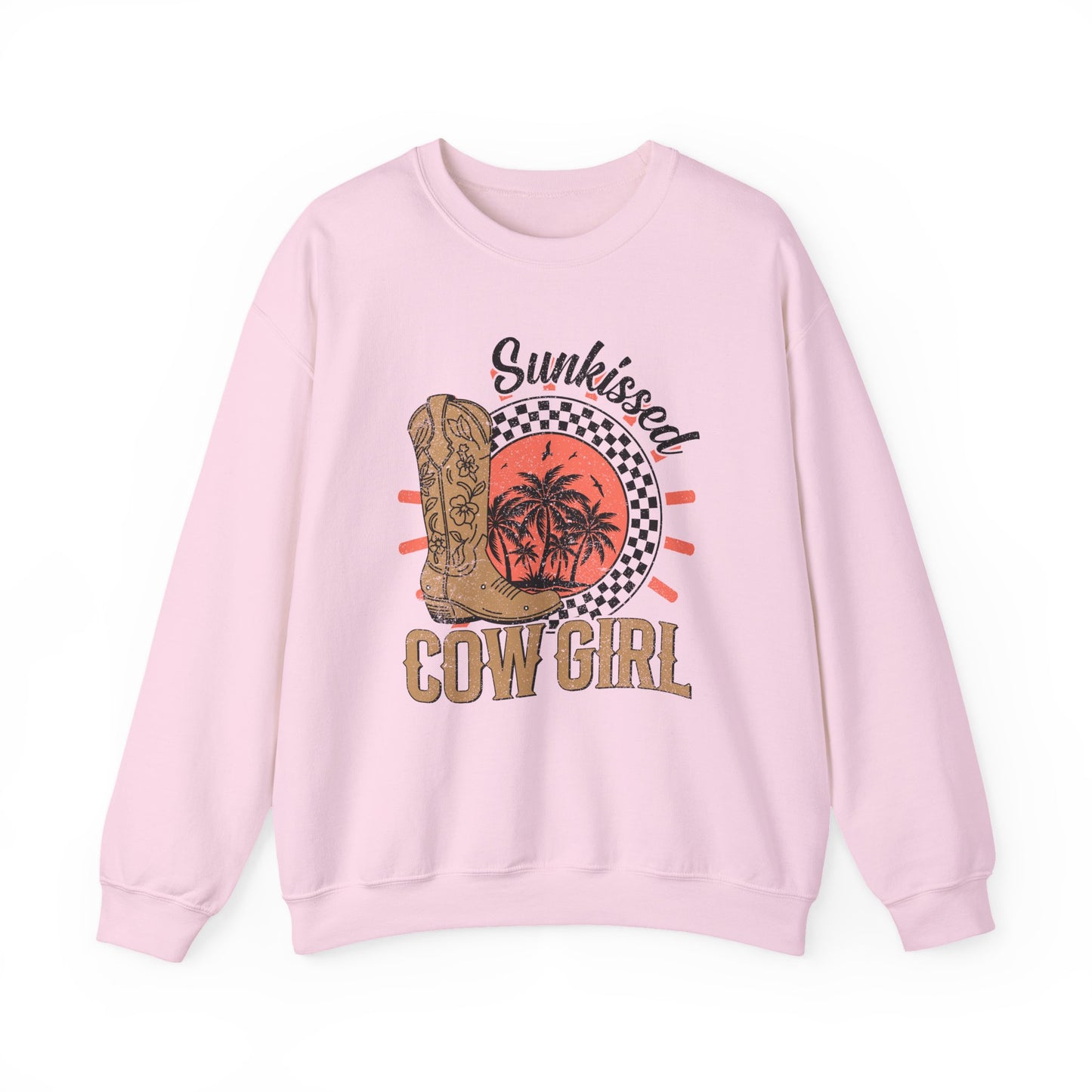 Sun-Kissed Cowgirl Sweatshirt – Cozy Country Chic Crewneck, Western Fashion & Rodeo Gift