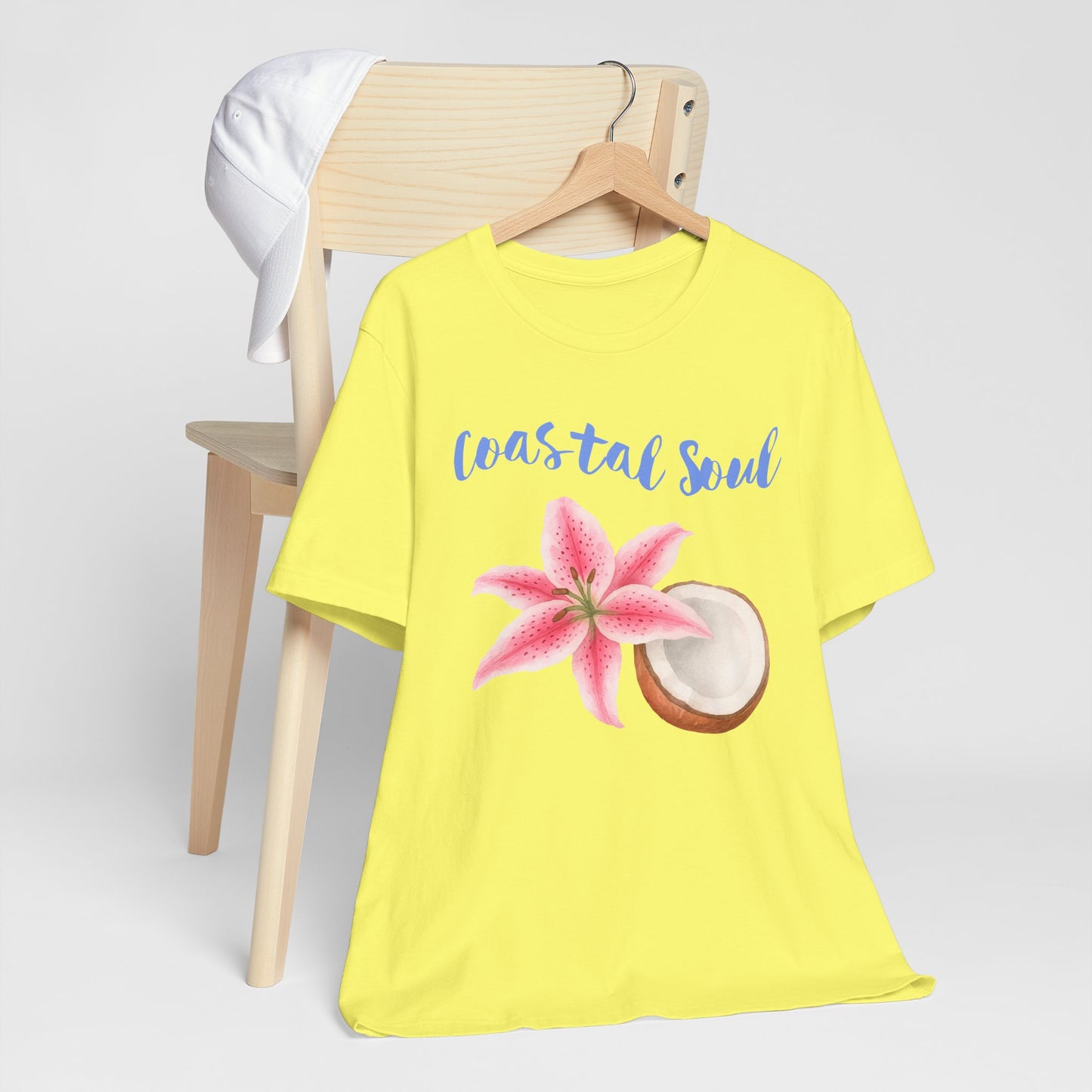 Coastal Soul T- Shirt – Beach Vibes Short Sleeve Shirt, Casual Summer Fashion & Tropical Gift