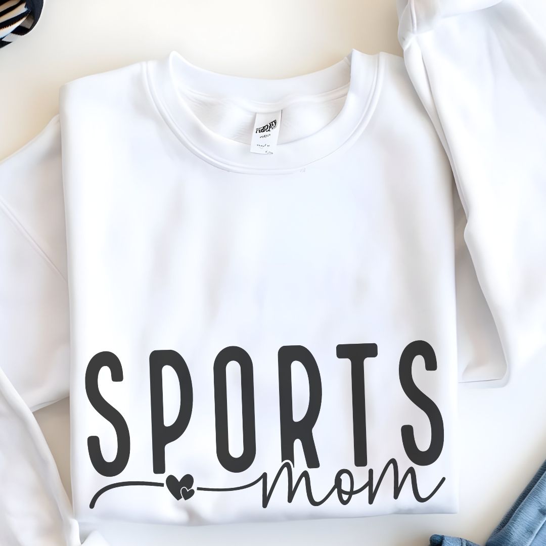 Sports Mom Sweatshirt – Cozy Casual Wear, Team Spirit Apparel & Perfect Gift for Moms