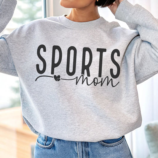 Sports Mom Sweatshirt – Cozy Casual Wear, Team Spirit Apparel & Perfect Gift for Moms