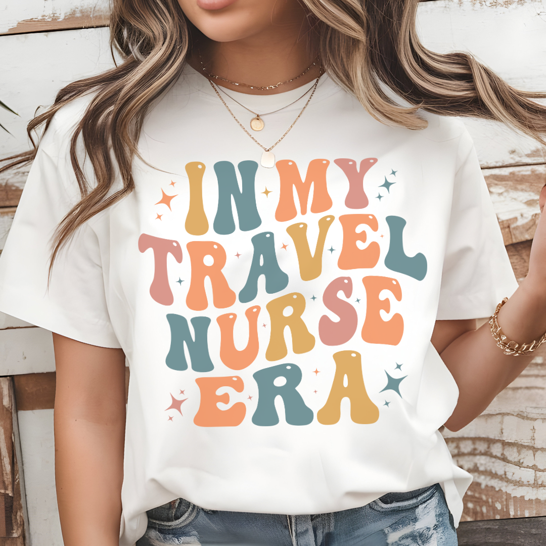 Travel Nurse T-Shirt – Fun Graphic Tee, Nursing Apparel & Gift for Healthcare Heroes