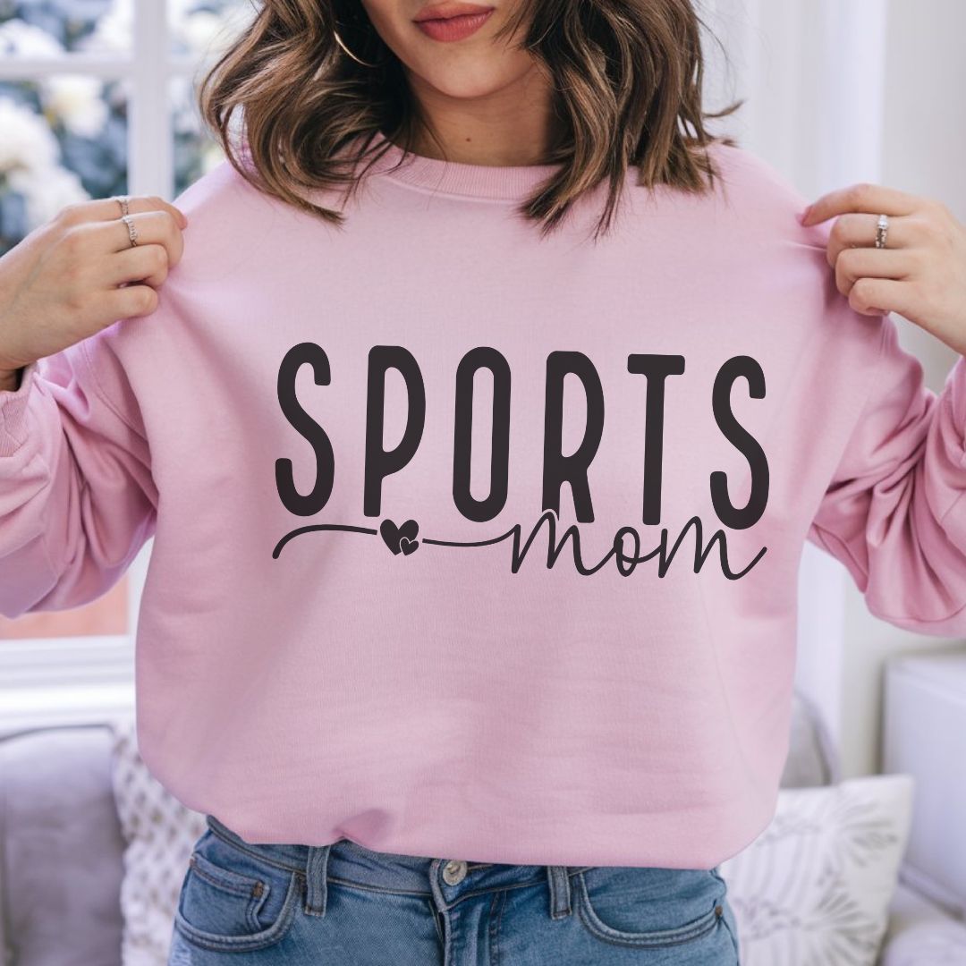 Sports Mom Sweatshirt – Cozy Casual Wear, Team Spirit Apparel & Perfect Gift for Moms