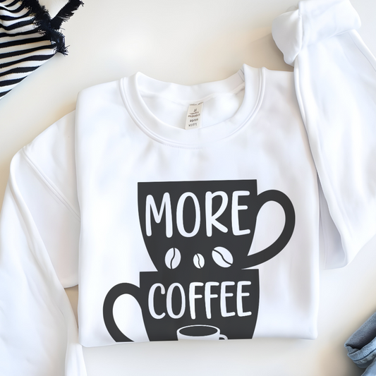 Coffee Lover's Crewneck Sweatshirt – Cozy Coffee Sweatshirt & Gift for Coffee Enthusiasts
