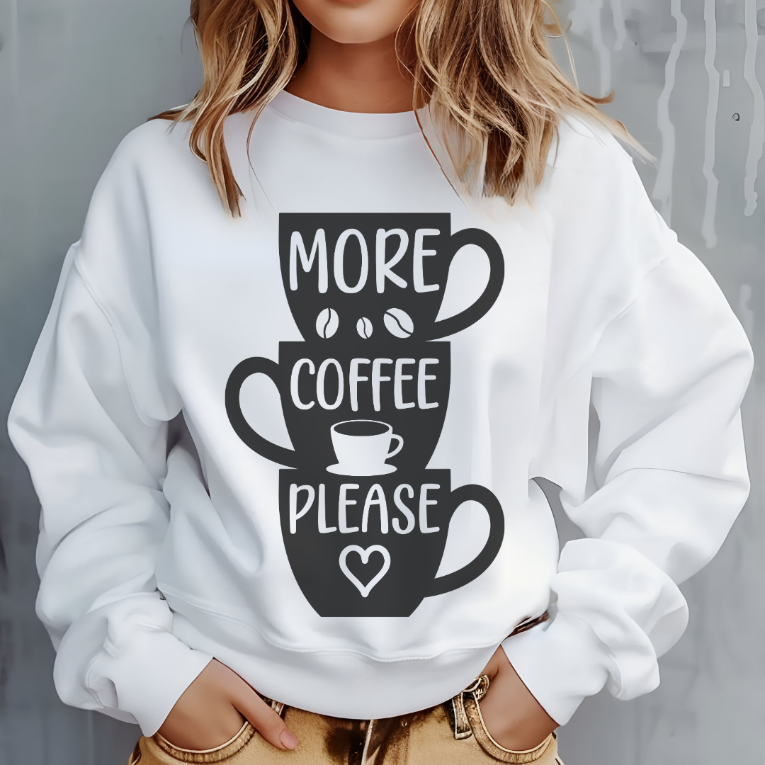 Coffee Lover's Crewneck Sweatshirt – Cozy Coffee Sweatshirt & Gift for Coffee Enthusiasts