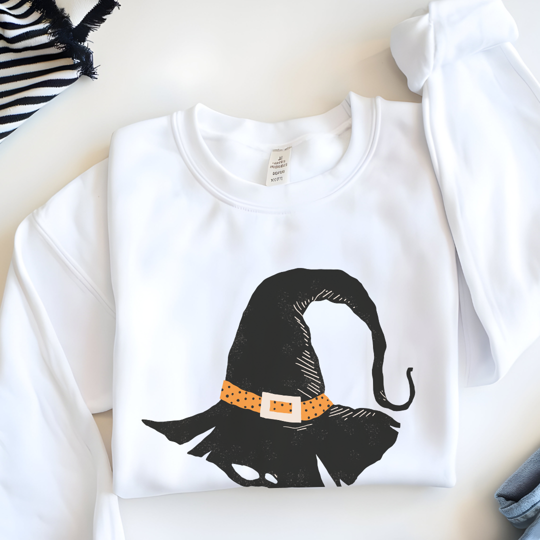 Witchy Crewneck Sweatshirt – Cozy Halloween Apparel, Fun Fall Outfit & Gift for Witches